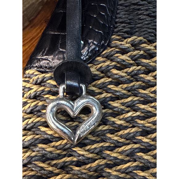 Brighton Woven Straw Handbag Brown Tones - Picture 3 of 14